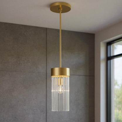 Gold Metal Dimmable Chandelier With Shades HomeRoots