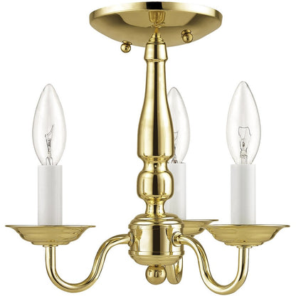 Brass Three Light Metal Dimmable Chandelier With Shades HomeRoots