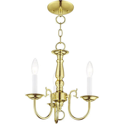 Brass Three Light Metal Dimmable Chandelier With Shades HomeRoots