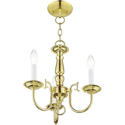 Brass Three Light Metal Dimmable Chandelier With Shades HomeRoots