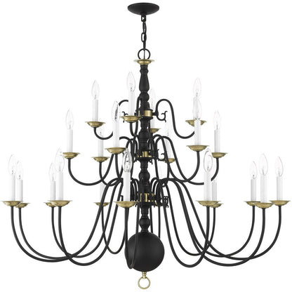 Black Multi Light Metal Dimmable Chandelier With Shades HomeRoots