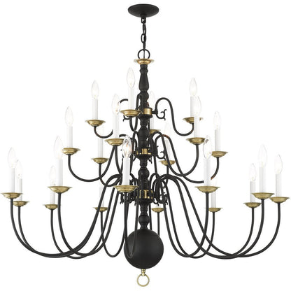 Black Multi Light Metal Dimmable Chandelier With Shades HomeRoots