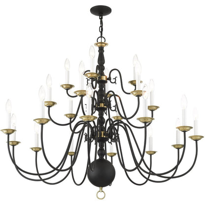 Black Multi Light Metal Dimmable Chandelier With Shades HomeRoots