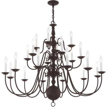 Bronze Multi Light Metal Dimmable Chandelier With Shades HomeRoots