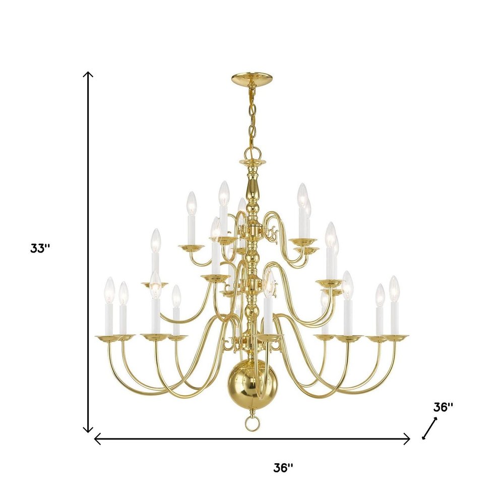Brass Multi Light Metal Dimmable Chandelier With Shades HomeRoots