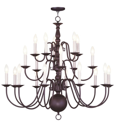 Bronze Multi Light Metal Dimmable Chandelier With Shades HomeRoots