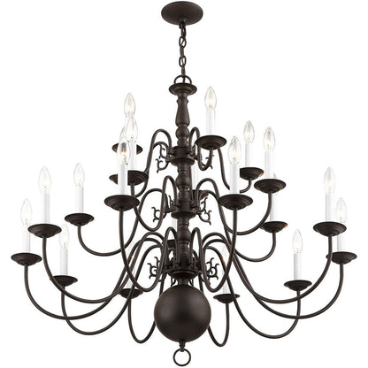 Bronze Multi Light Metal Dimmable Chandelier With Shades HomeRoots