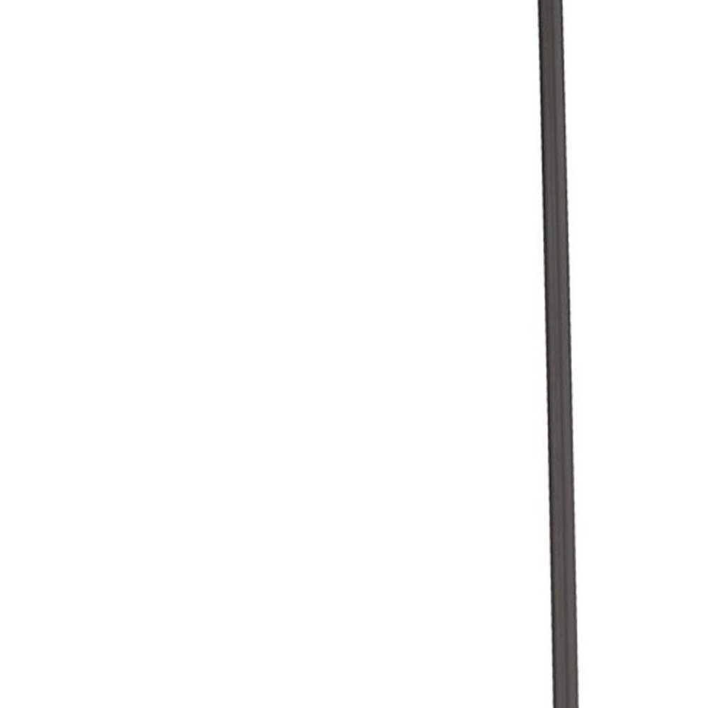 Bronze Three Light Metal Dimmable Chandelier With Shades HomeRoots