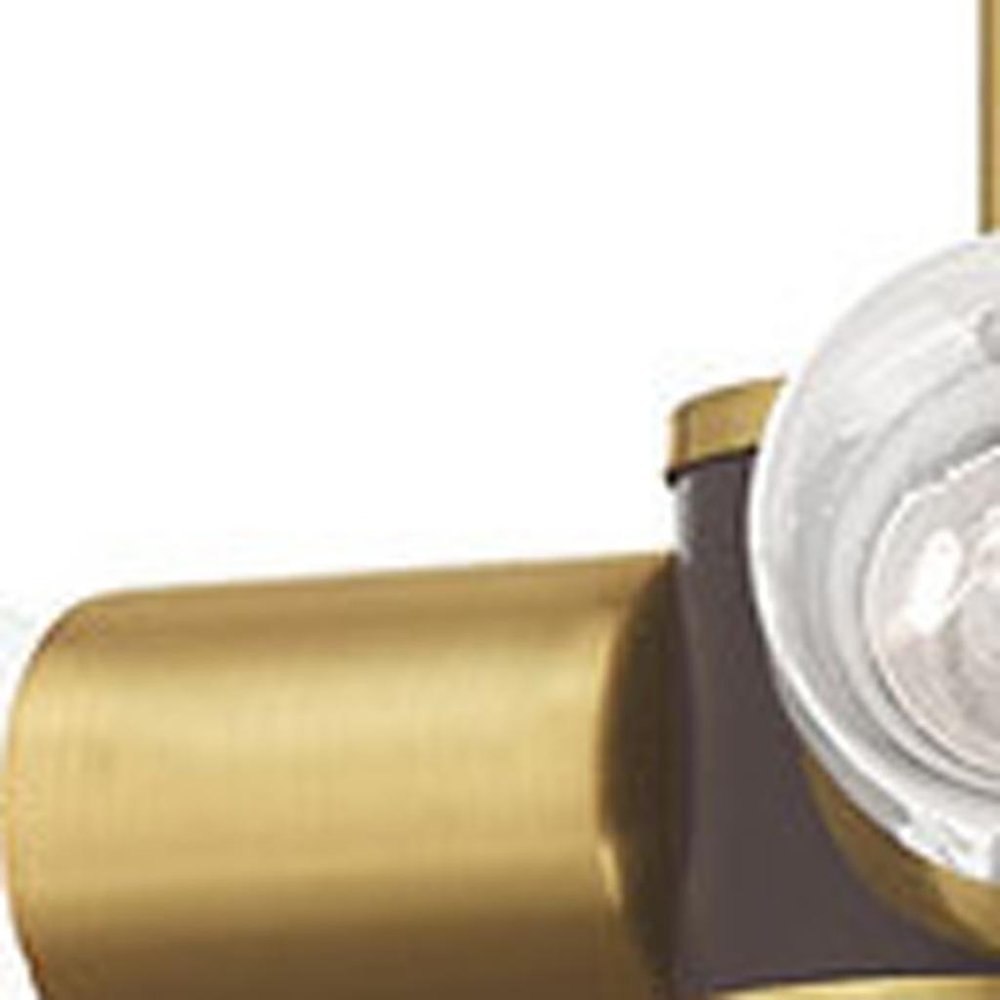 Brass Three Light Metal Dimmable Chandelier With Shades HomeRoots