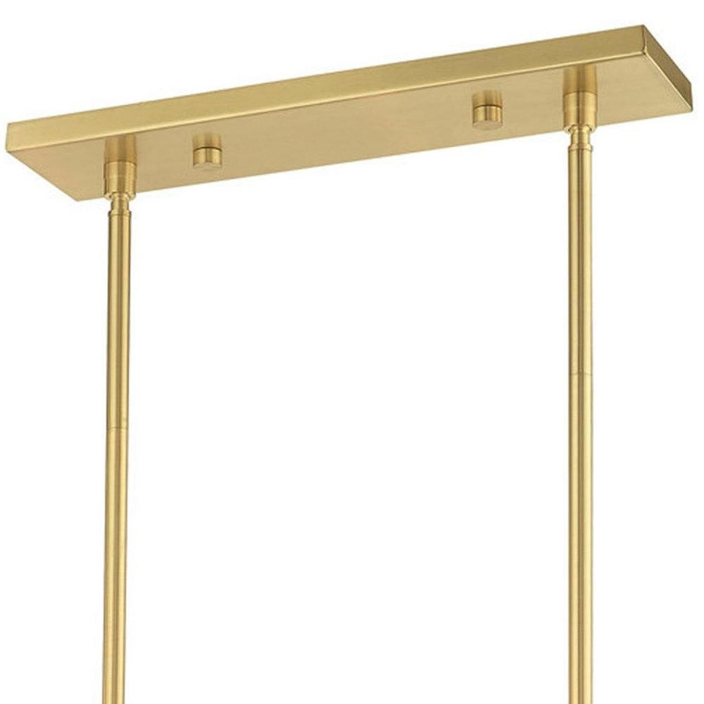 Brass Eight Light Metal Dimmable Chandelier With Shades HomeRoots
