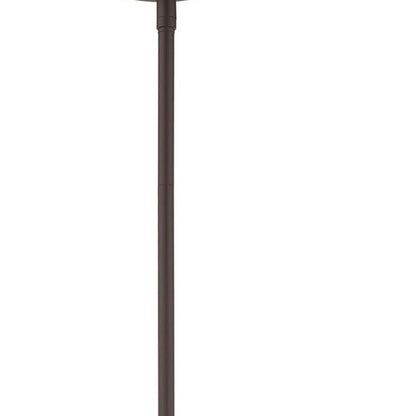 Bronze Five Light Metal Dimmable Chandelier With Shades HomeRoots