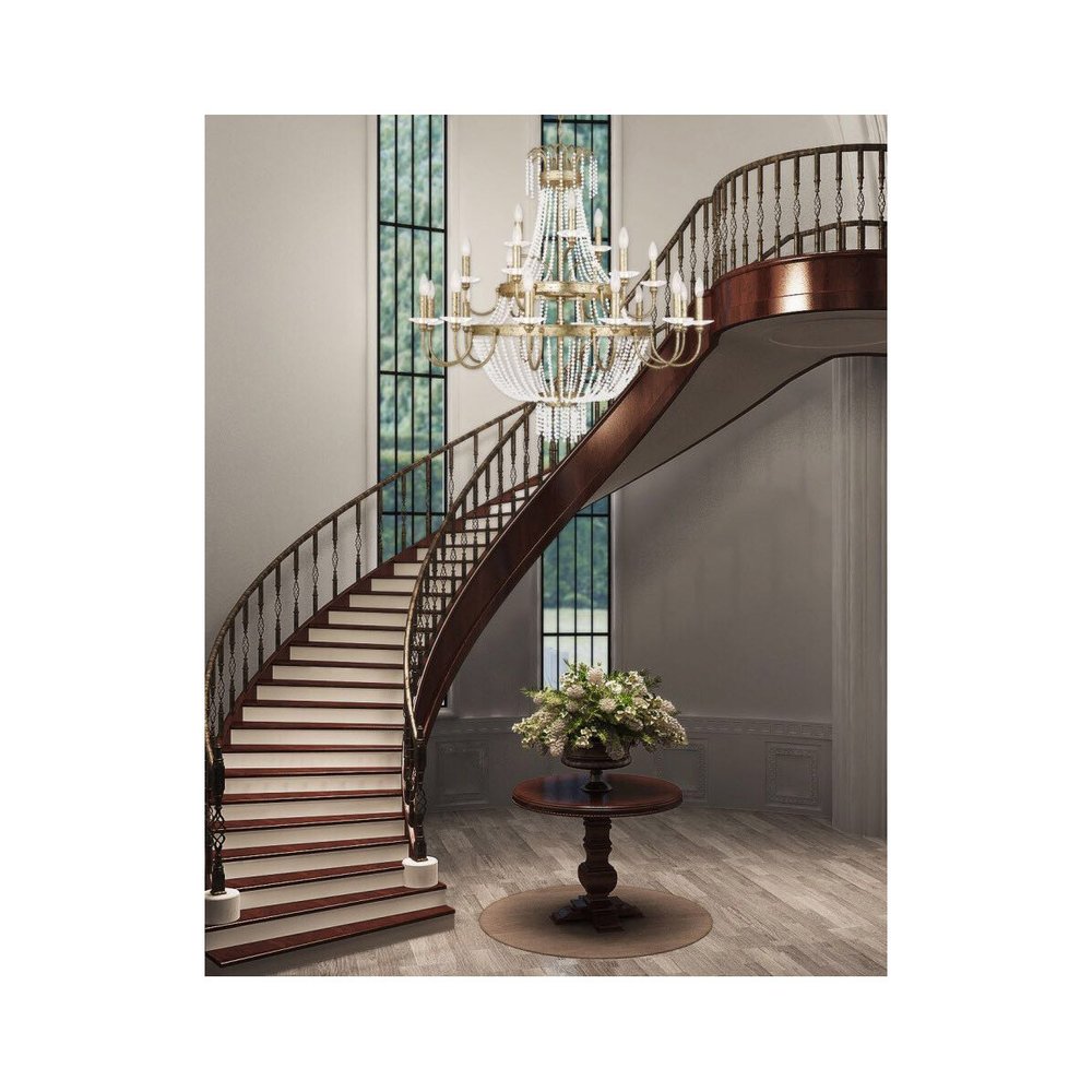 Gold Multi Light Metal Dimmable Chandelier With Shades HomeRoots