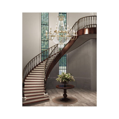 Gold Multi Light Metal Dimmable Chandelier With Shades HomeRoots