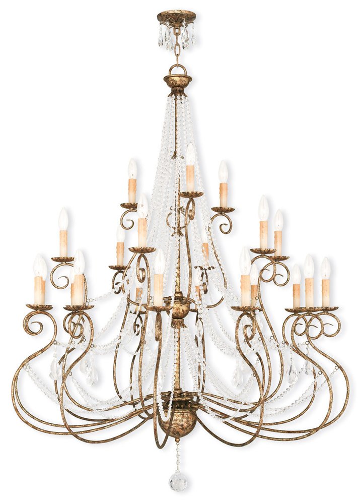 Bronze Multi Light Metal Dimmable Chandelier With Shades HomeRoots