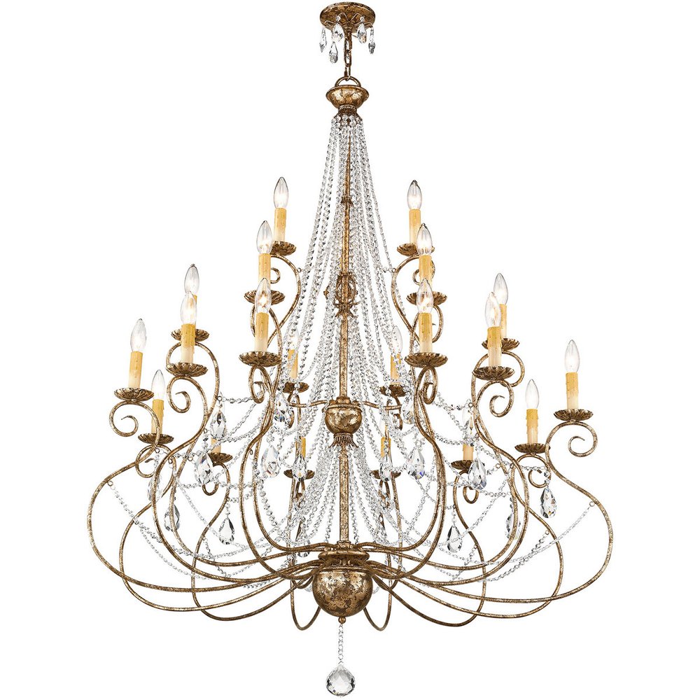 Bronze Multi Light Metal Dimmable Chandelier With Shades HomeRoots