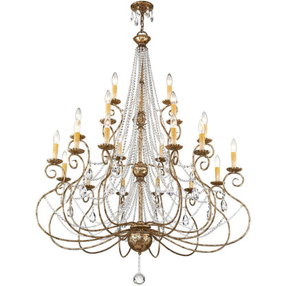Bronze Multi Light Metal Dimmable Chandelier With Shades HomeRoots