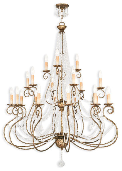 Bronze Multi Light Metal Dimmable Chandelier With Shades HomeRoots