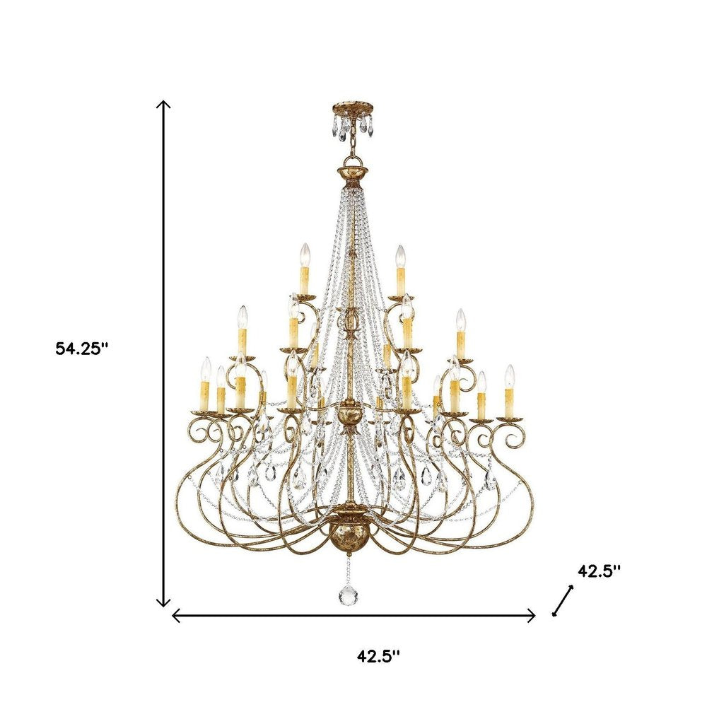 Bronze Multi Light Metal Dimmable Chandelier With Shades HomeRoots