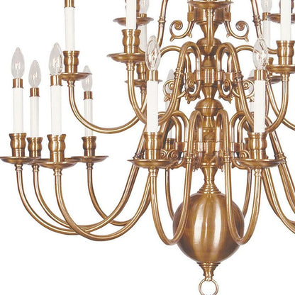 Brass Multi Light Metal Dimmable Chandelier With Shades HomeRoots