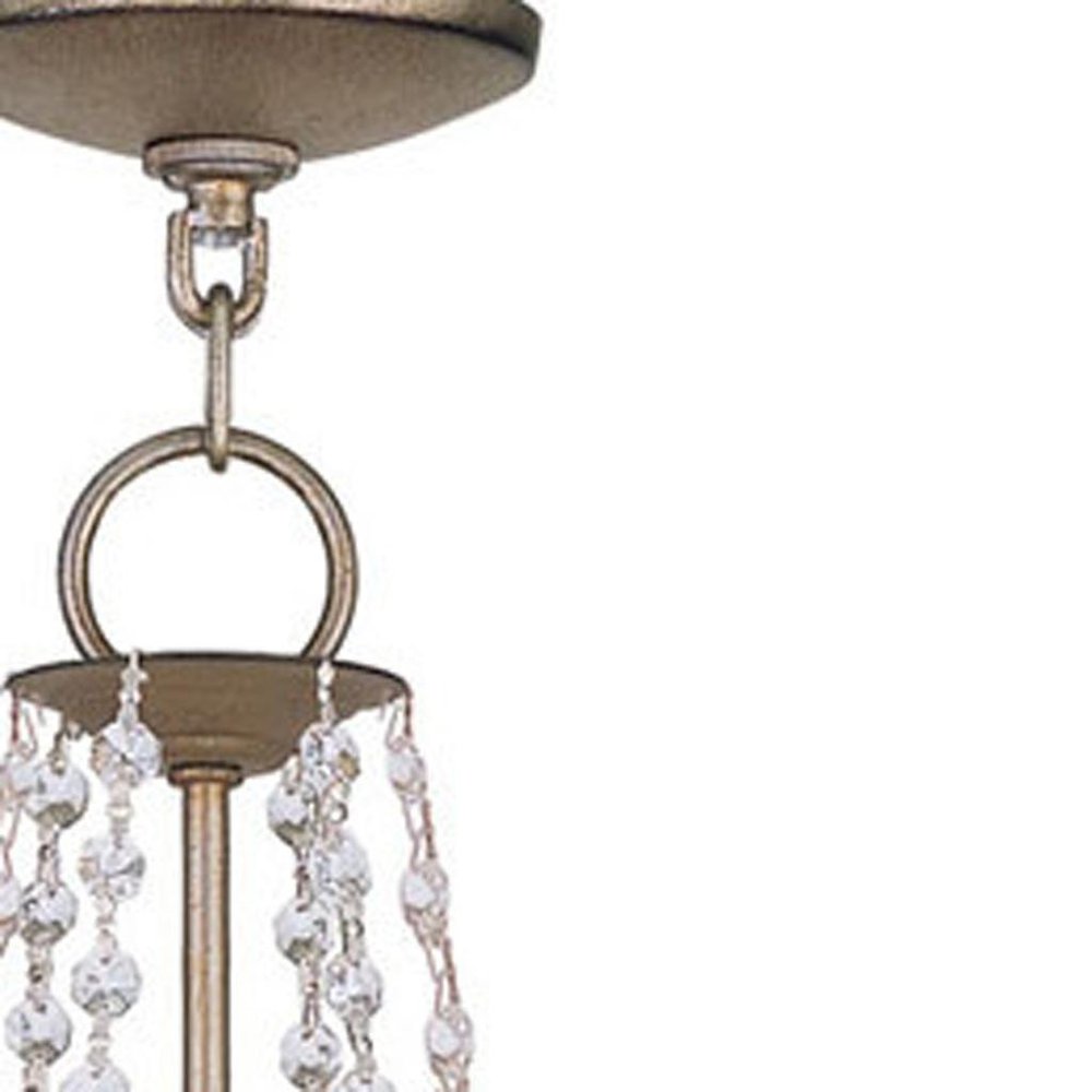 Silver Nine Light Metal Dimmable Chandelier With Shades HomeRoots