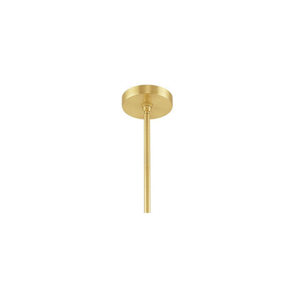 Brass Six Light Metal Dimmable Chandelier With Shades HomeRoots