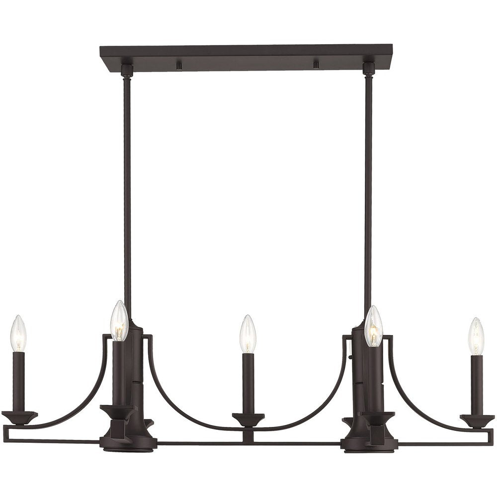 Bronze Nine Light Metal Dimmable Chandelier With Shades HomeRoots