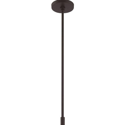 Bronze Four Light Metal Dimmable Chandelier With Shades HomeRoots