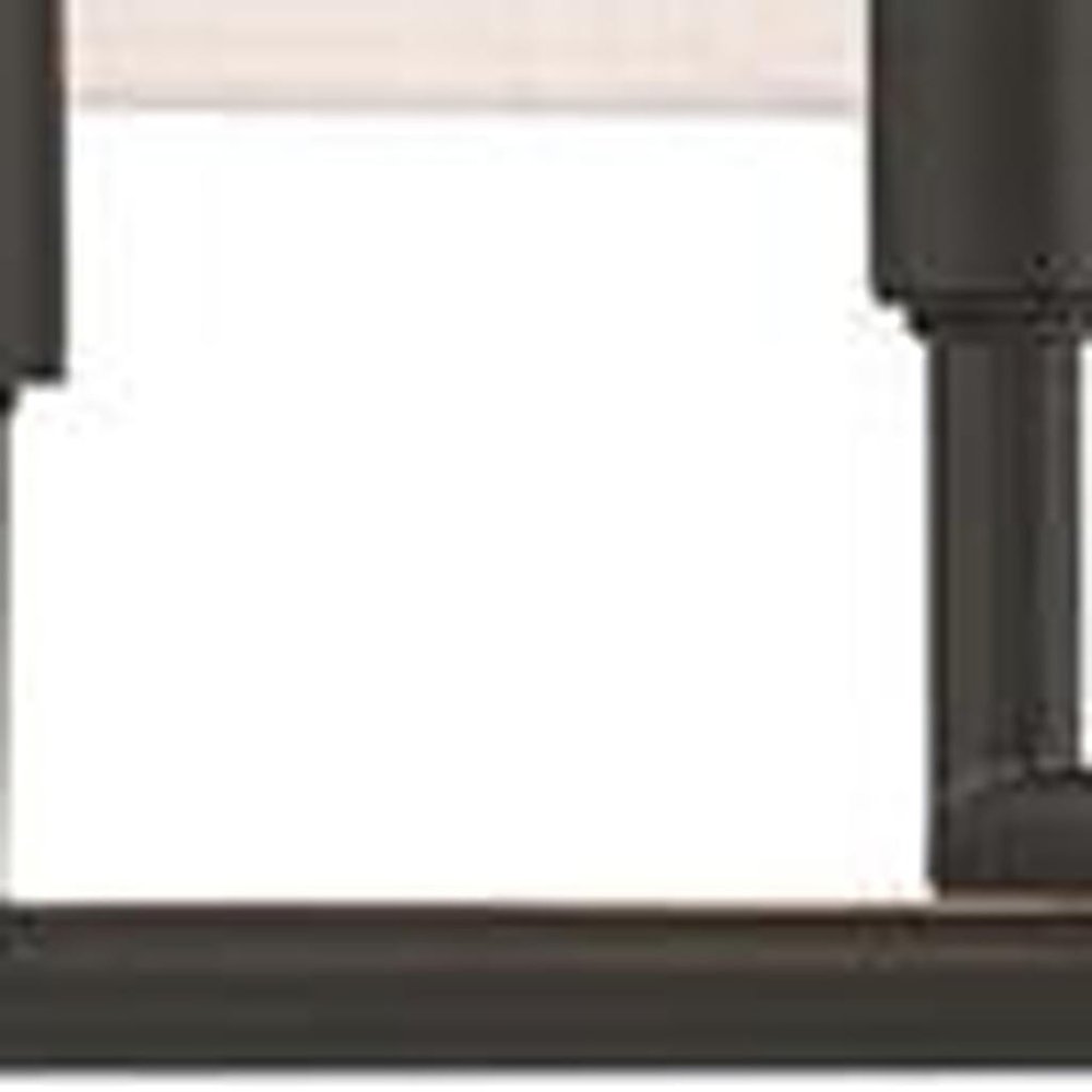 Bronze Six Light Metal Dimmable Chandelier With Shades HomeRoots