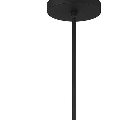 Black Seven Light Metal Dimmable Chandelier With Shades HomeRoots