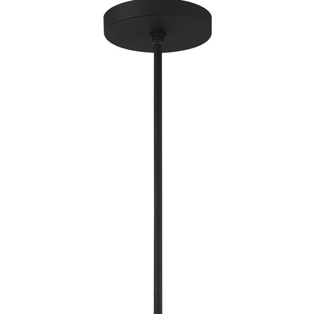 Black Seven Light Metal Dimmable Chandelier With Shades HomeRoots