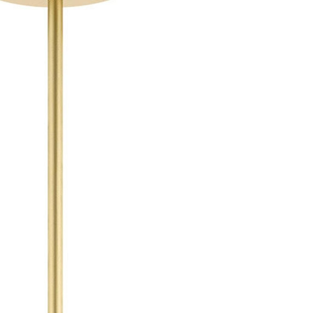 Gold Five Light Metal Dimmable Chandelier With Shades HomeRoots