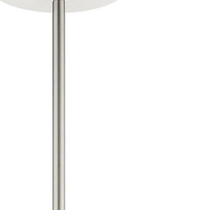 Nickel Seven Light Metal Dimmable Chandelier With Shades HomeRoots