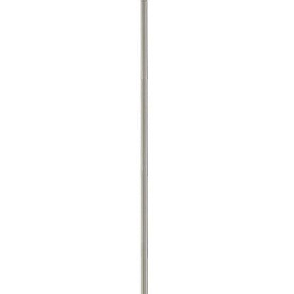 Nickel Seven Light Metal Dimmable Chandelier With Shades HomeRoots