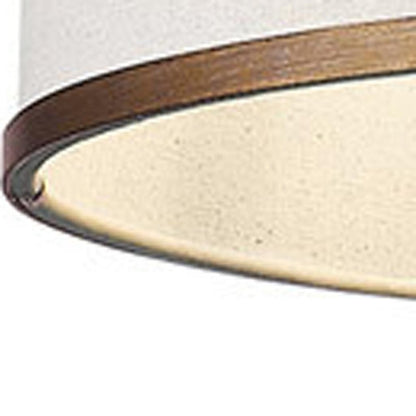 Antiqued Gold Seven Light Metal Dimmable Chandelier With Shades HomeRoots