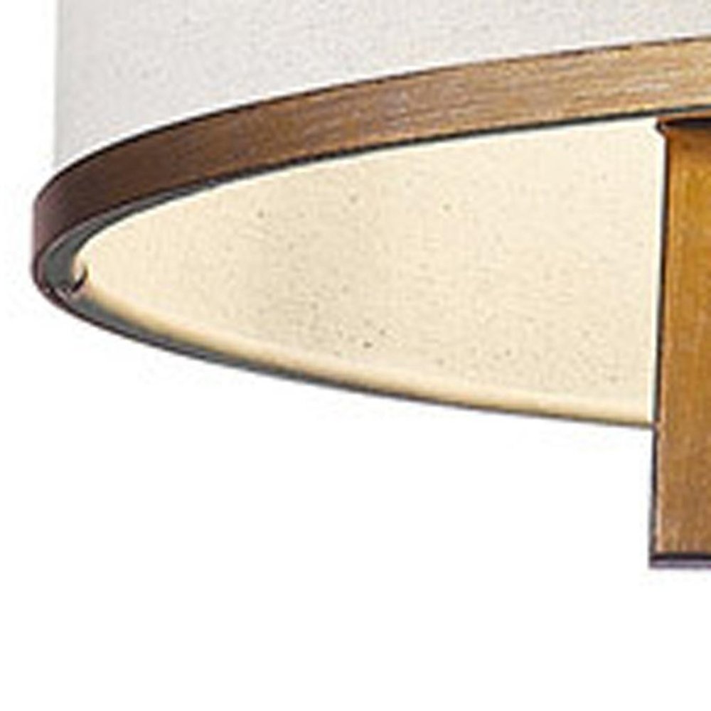Antiqued Gold Seven Light Metal Dimmable Chandelier With Shades HomeRoots