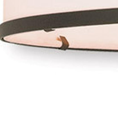 Bronze Seven Light Metal Dimmable Chandelier With Shades HomeRoots