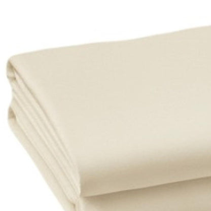 Set of Two Ivory Cotton King Pillowcases HomeRoots