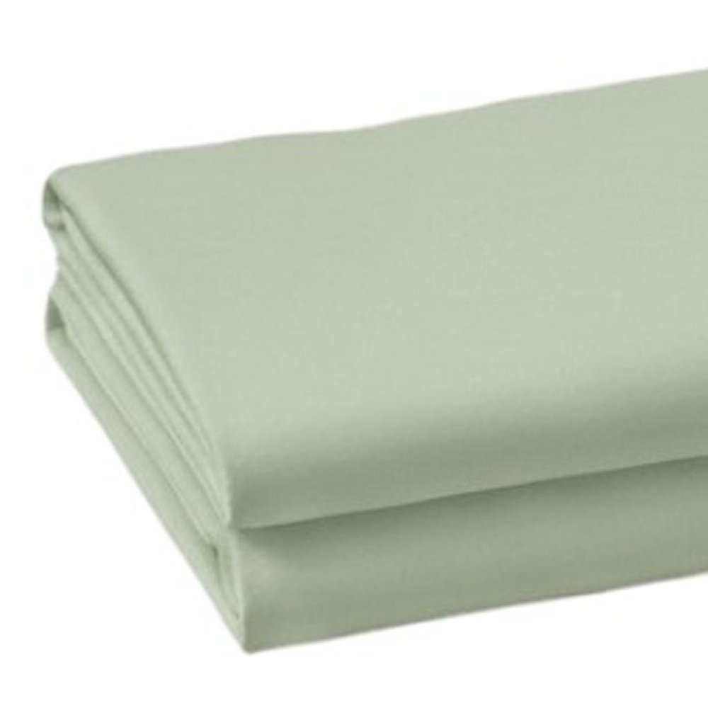 Set of Two Sage Cotton Queen Pillowcases HomeRoots