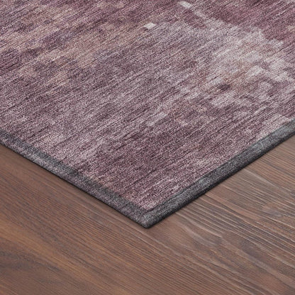 3' X 5' Merlot And Gray Abstract Washable Indoor Outdoor Area Rug HomeRoots