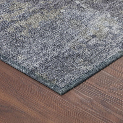 3' X 5' Plum And Ivory Abstract Washable Indoor Outdoor Area Rug HomeRoots