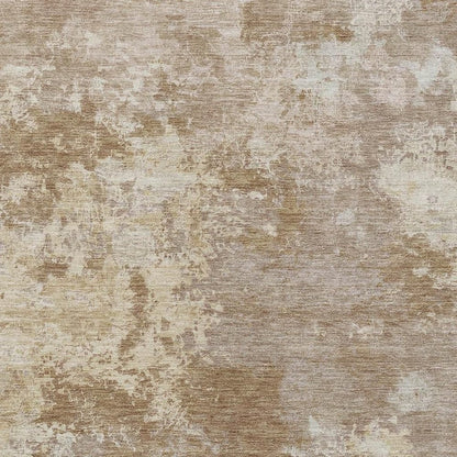 8' X 10' Brown And Beige Abstract Washable Indoor Outdoor Area Rug HomeRoots