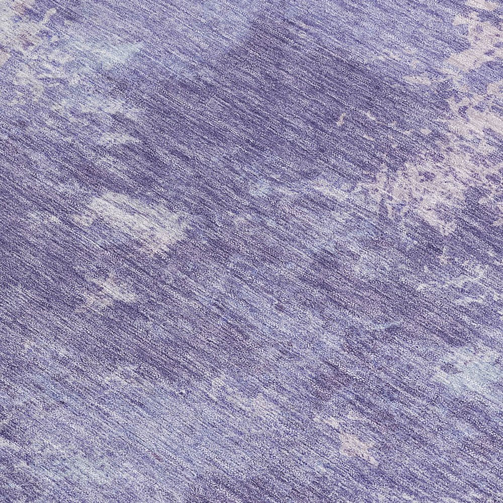 9' X 12' Plum And Gray Abstract Washable Indoor Outdoor Area Rug HomeRoots
