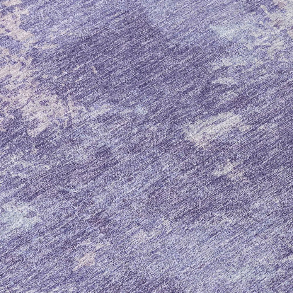 9' X 12' Plum And Gray Abstract Washable Indoor Outdoor Area Rug HomeRoots