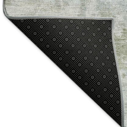 10' X 14' Sage And Gray Abstract Washable Indoor Outdoor Area Rug HomeRoots