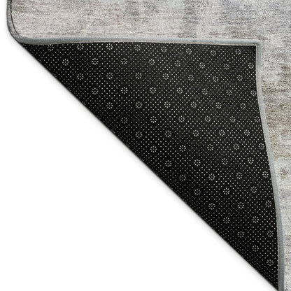 3' X 5' Taupe And Beige Abstract Washable Indoor Outdoor Area Rug HomeRoots