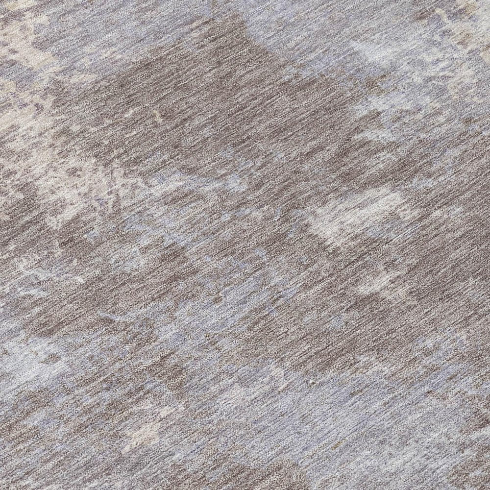 10' X 14' Taupe And Beige Abstract Washable Indoor Outdoor Area Rug HomeRoots
