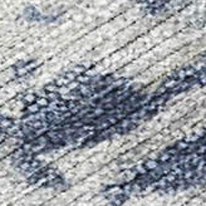 10' X 14' Blue And Ivory Abstract Washable Indoor Outdoor Area Rug HomeRoots