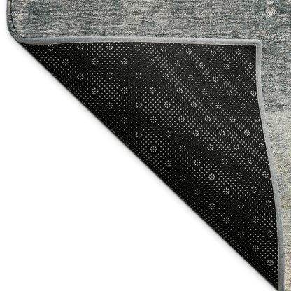 5' X 8' Khaki Gray And Ivory Geometric Washable Indoor Outdoor Area Rug HomeRoots