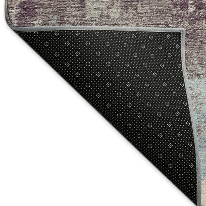 3' X 5' Beige Teal Blue And Gold Geometric Washable Indoor Outdoor Area Rug HomeRoots