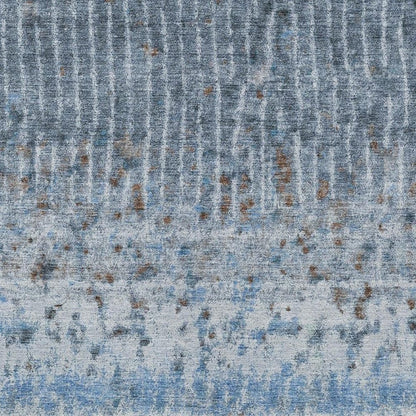 10' X 14' Blue And Green Abstract Washable Indoor Outdoor Area Rug HomeRoots